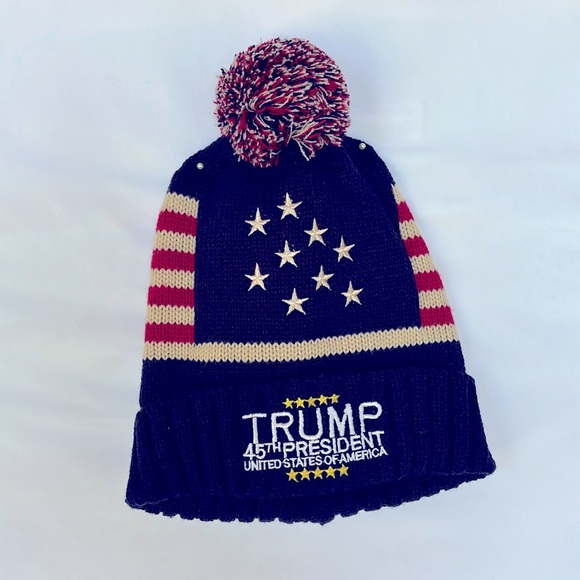 I LOVE MY FREEDOM.COM Other - NWT PRESIDENT TRUMP 45TH PRESIDENT BEAUTIFUL UNISEX BEANIE.